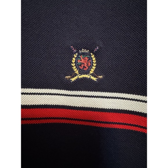 Vintage 2002 Tommy Hilfiger Navy‎ Golf Polo Size XXL, Hidden Flag Logo - Picture 3 of 6